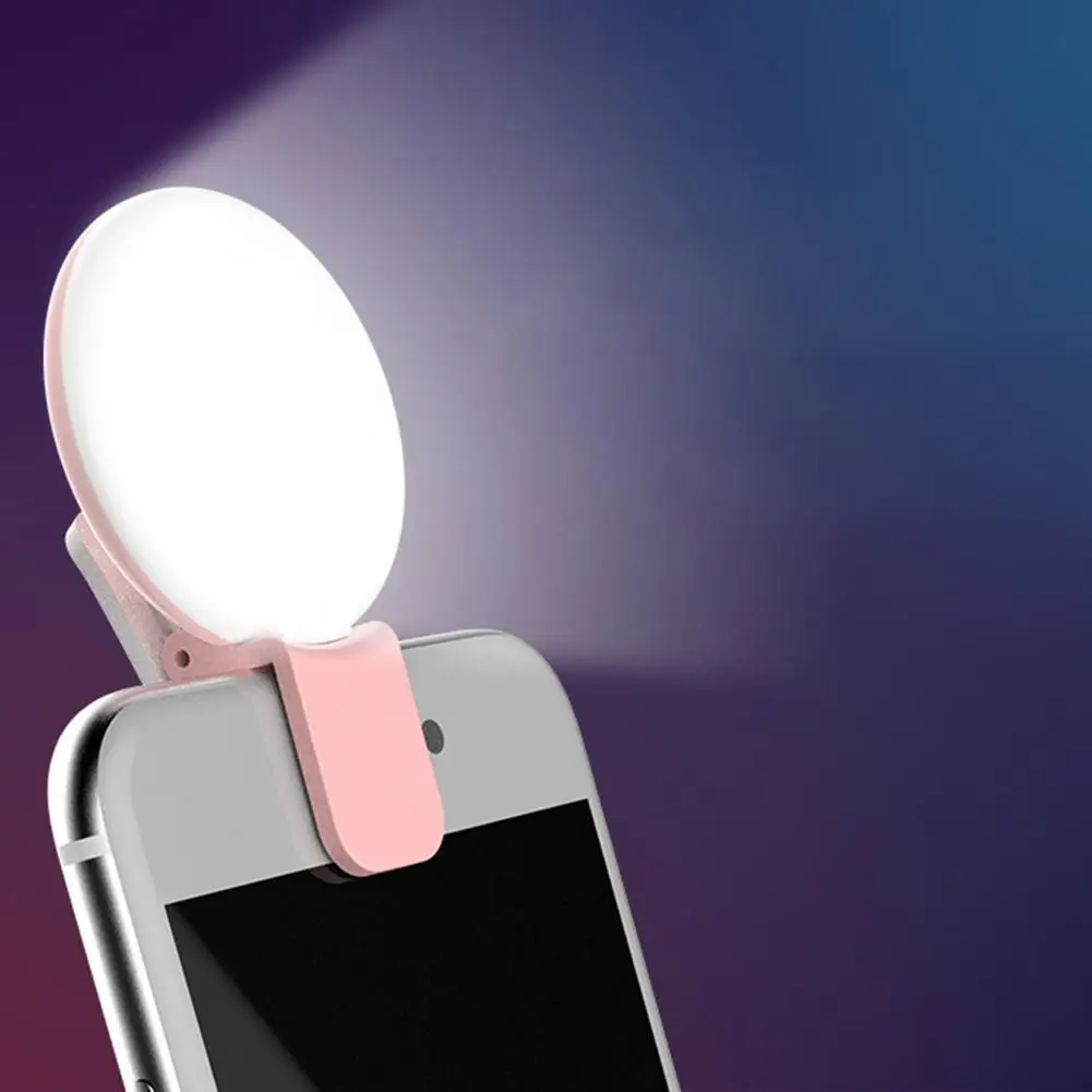 Photography Lighting Handheld - โทรศัพท์มือถือ LED Selfie แหวนแสงแบบพกพา Mini ทนทานสามหยุด