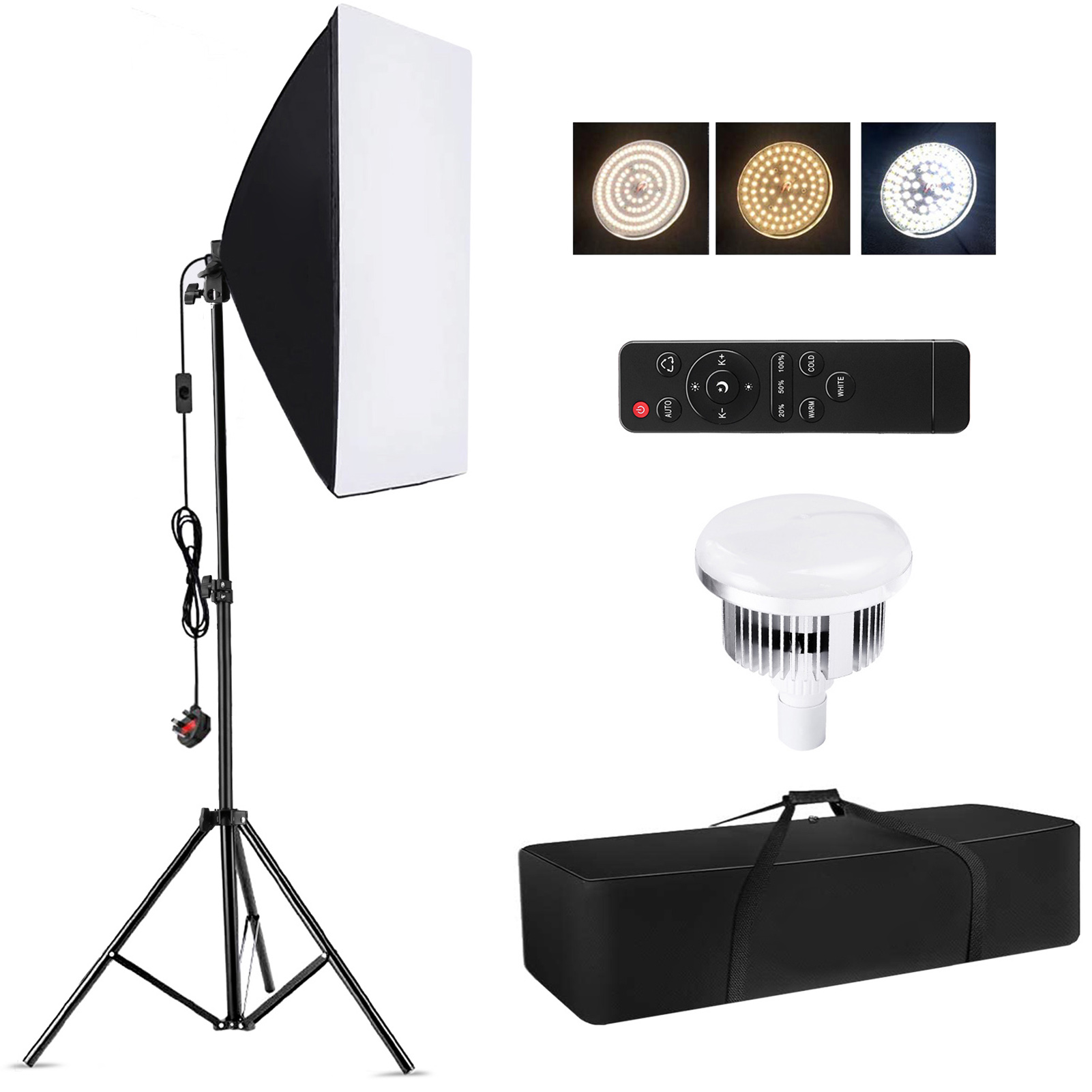 Photography Lighting Meter - ชุดไฟถ่ายภาพ Camnoon Studio พร้อมซอฟท์บ็อกซ์ ชุดไฟ LED