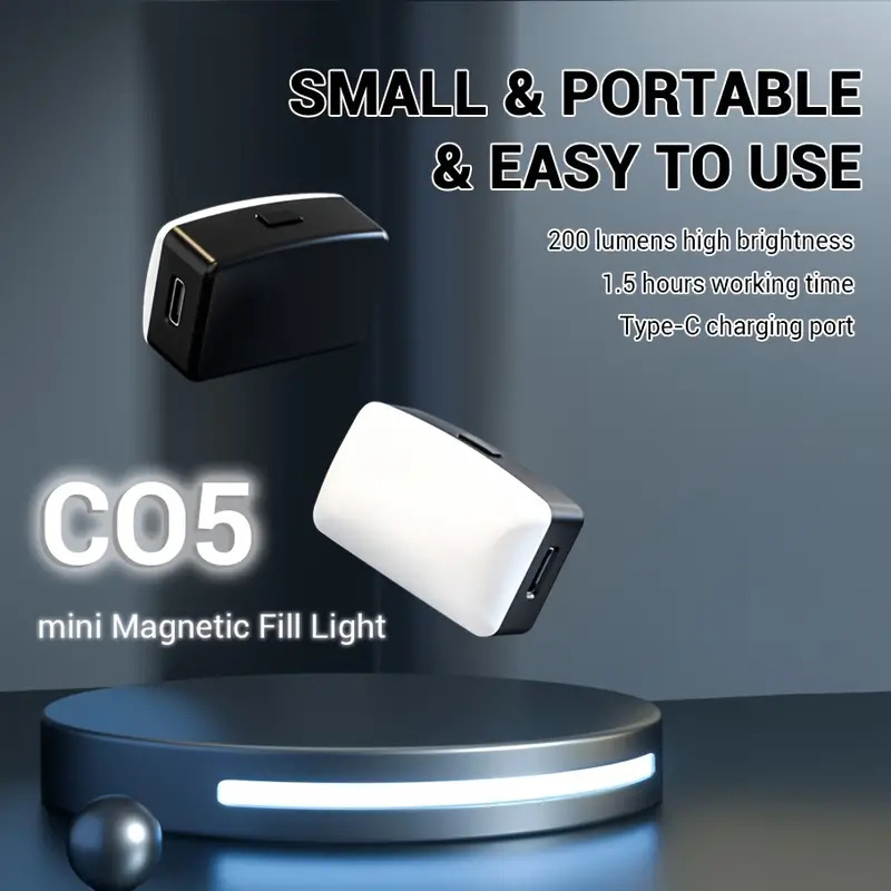 Photography Mobile Lighting - มินิแม่เหล็ก LED Selfie Light สําหรับ IPhone