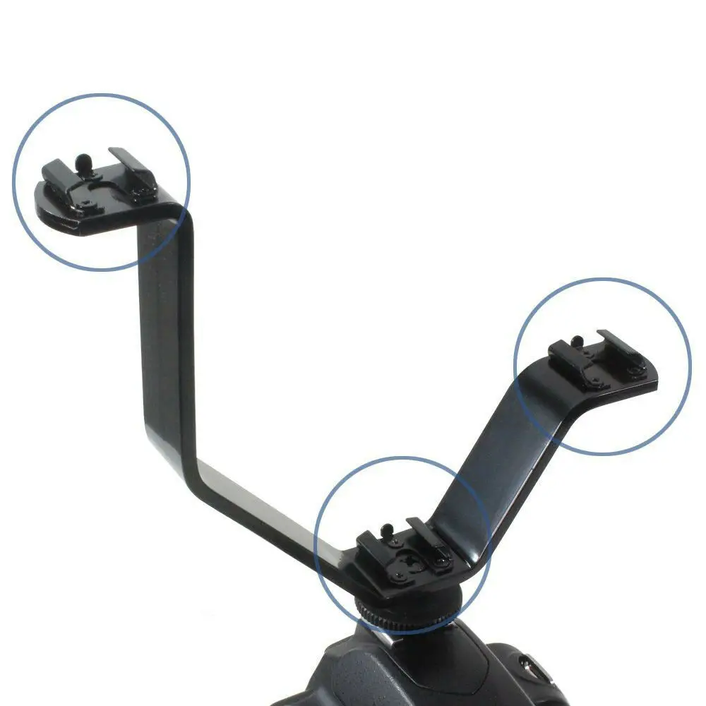 V รูปร่าง Triple Mount แฟลชสำห - Photography Lighting Description บทวิจารณ์และราคา