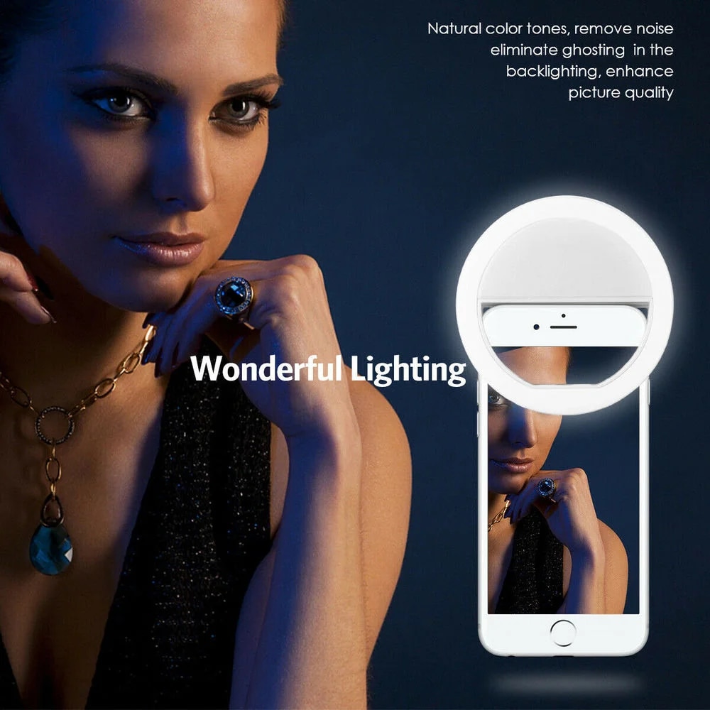 ไฟวงแหวน LED แบบชาร์จไฟได้พร้อ - Photography Lighting Description บทวิจารณ์และราคา