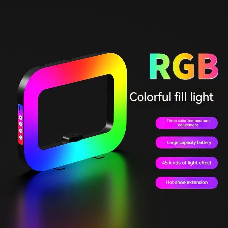 ไฟวงแหวน RGB แบบพกพา สำหรับไลฟ - Photography Lighting Handheld บทวิจารณ์และราคา