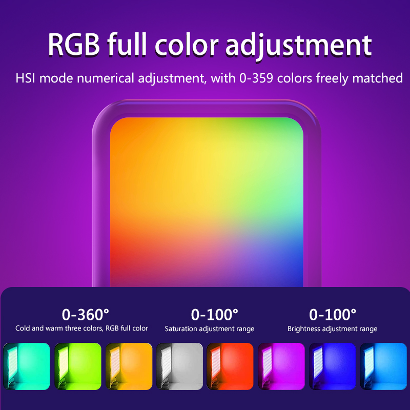 ไฟวิดีโอ LED W70RGB แบบพกพา ไฟ - Photography Lighting Handheld บทวิจารณ์และราคา