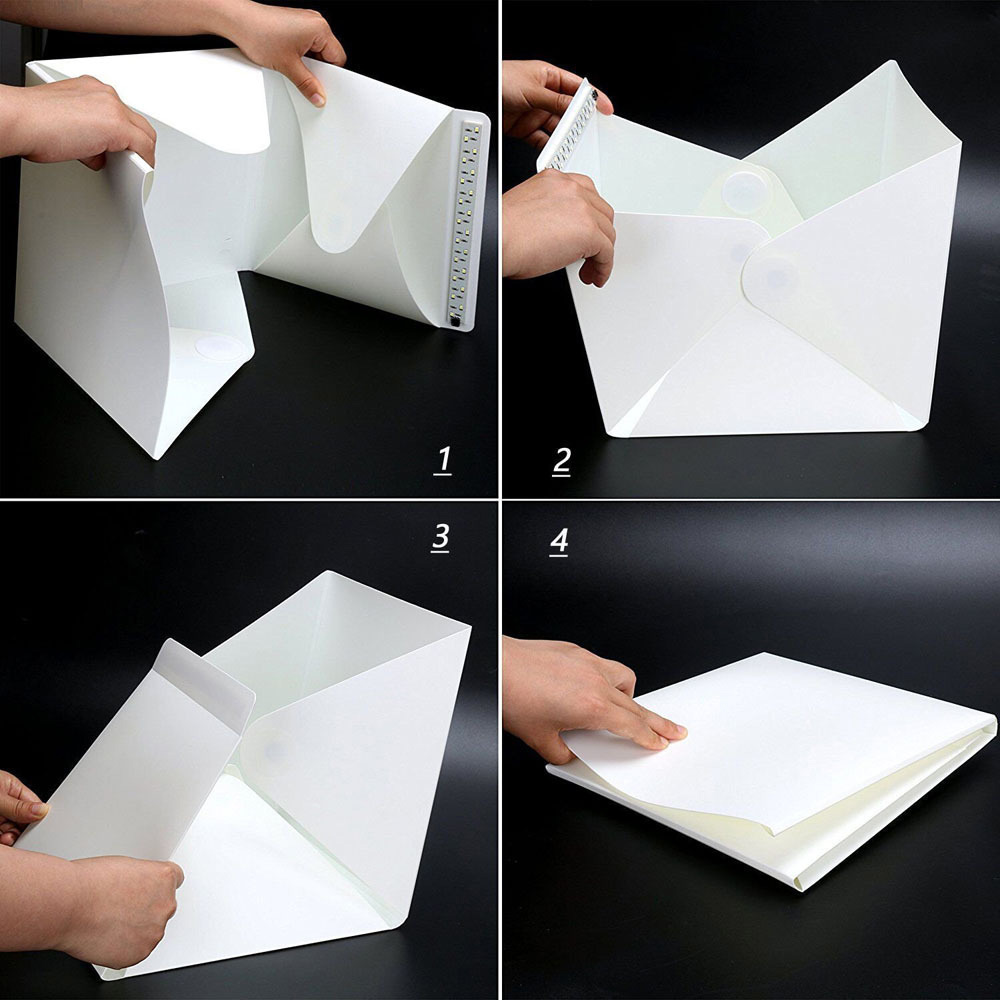 LED กล่องไฟถ่ายภาพสตูดิโอกล่อง - Photography Lighting Handheld บทวิจารณ์และราคา