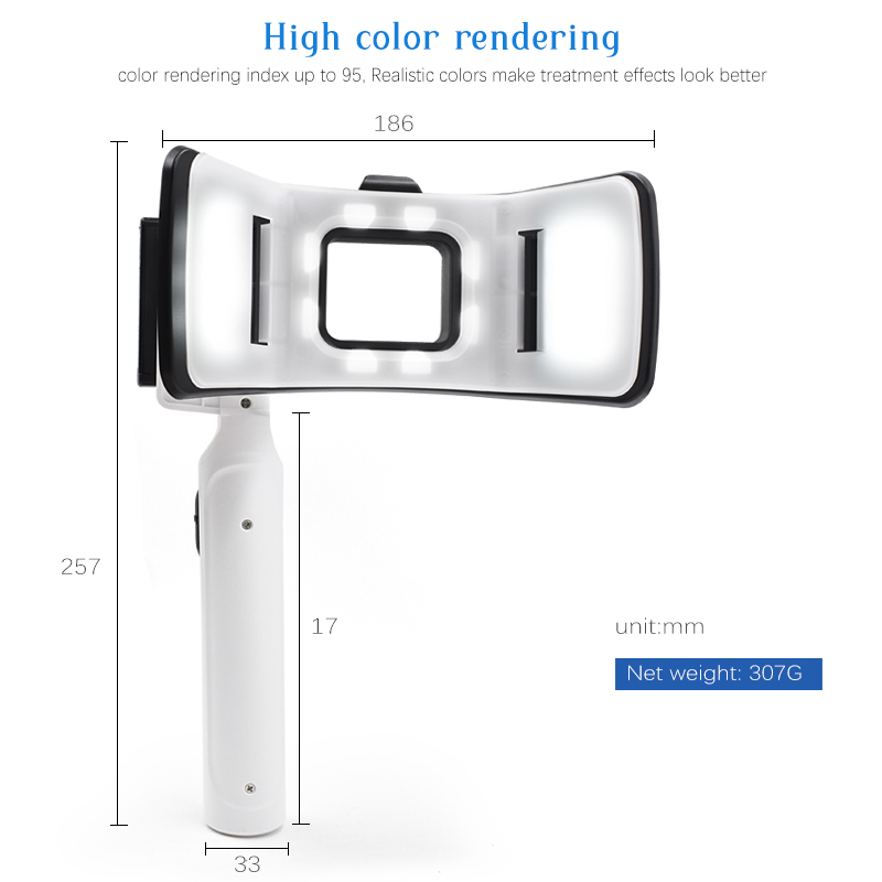 ไฟถ่ายภาพทันตกรรมแบบแฟลชคู่ระด - Photography Mobile Lighting บทวิจารณ์และราคา