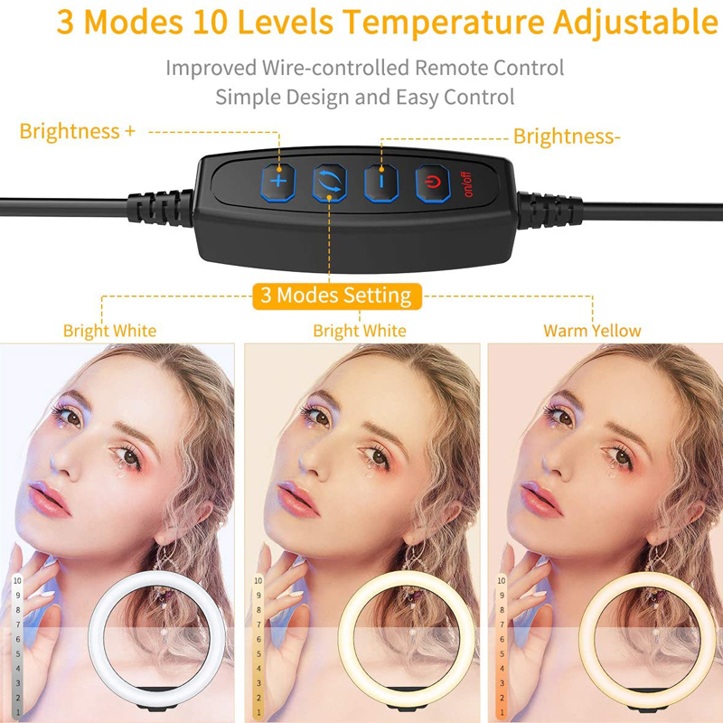 ไฟวงแหวนเซลฟี่ขนาด 10 นิ้ว ไฟเ - Photography Lighting Description บทวิจารณ์และราคา