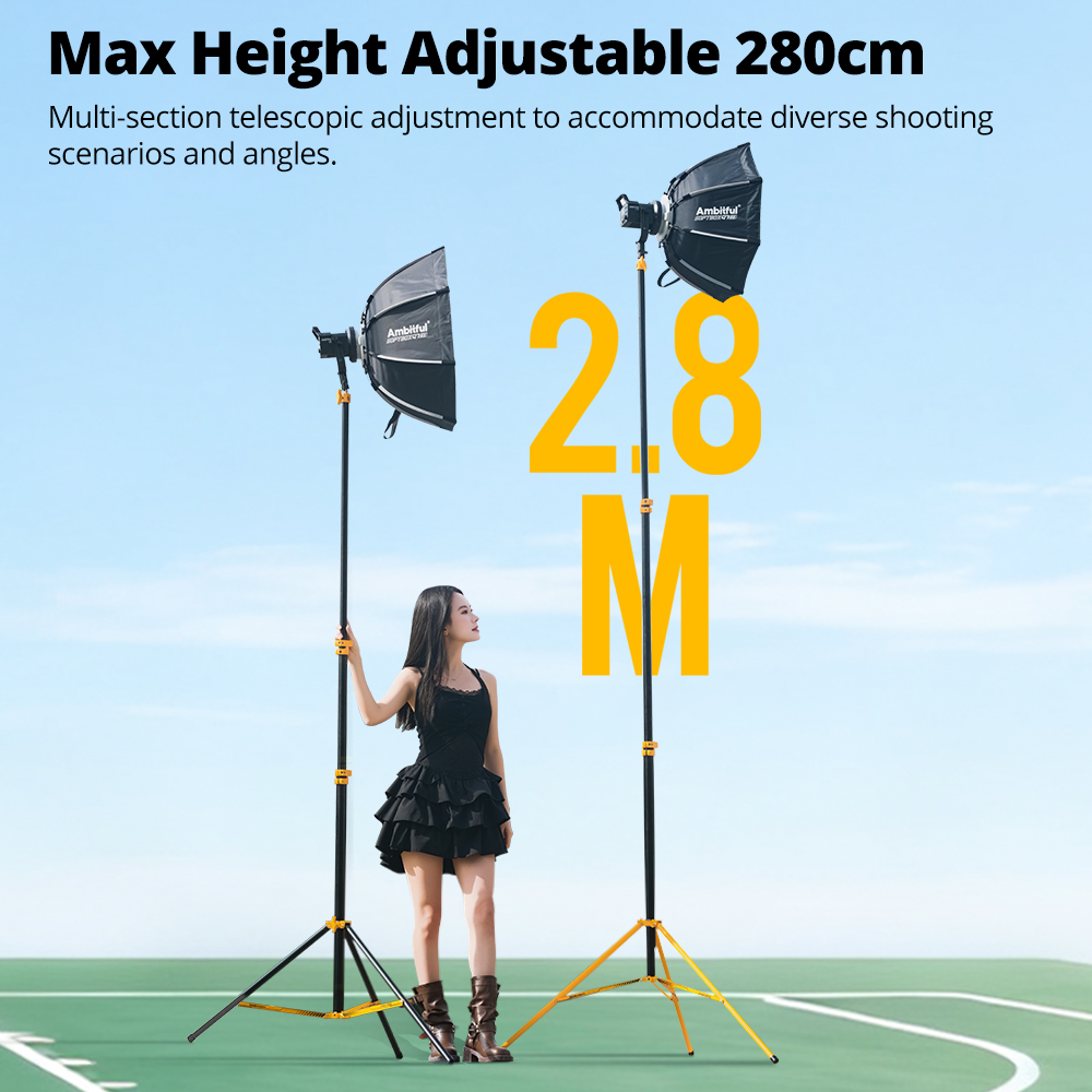 ขาตั้งไฟสตูดิโอแบบมีเบาะลม AMB - Photography Lighting Meter บทวิจารณ์และราคา