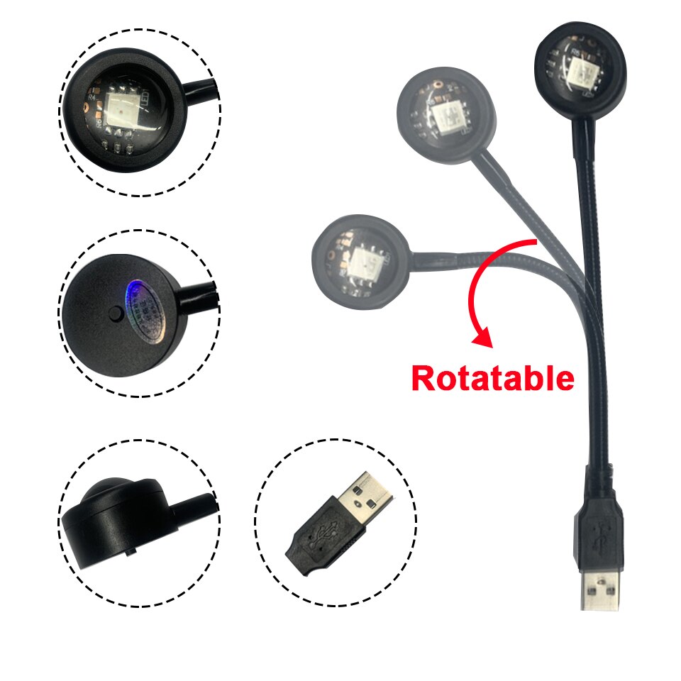 USB LED Sunset Light โทรศัพท์ม - Photography Mobile Lighting บทวิจารณ์และราคา
